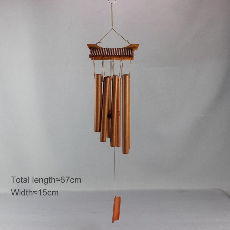 Handmade Antique Tubes Bell Bamboo Wind Chimes Pendant Balcony Outdoor Yard Garden Home Decor Windchime Wall Hanging Crafts