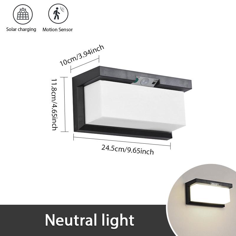 LED Solar Lights Outdoor Wall Light Radar Motion Sensor Solar Lamps Led Lights Waterproof Room Decoration For Home Balcony Porch