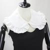 Cotton White Collar Pleated Peter Pan Fake Collar Shawl Decorative Collar, Hot Sale