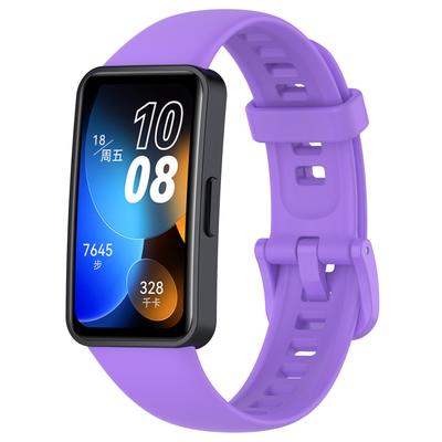 Для Huawei Band 10/10 NFC/Band 8/Band 8 NFC/Band 9/Band 9 NFC Силиконовый ремешок для часов Дышащий мягкий ремешок для часов с пряжкой
