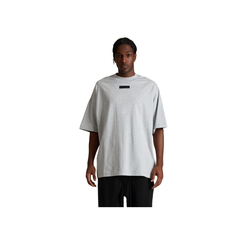 Fear of God Essentials Crewneck T-Shirt II Light Heather Grey Men Tops 125SP244196F