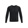 V-Neck Stripe Pullover Long Sleeve T-Shirt Men Tops Black 1375273-001