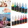 12 цветов жидкий пигмент набор чернил для краски принадлежности для одежды автомобиля ремесла искусства изготовления 348 мл