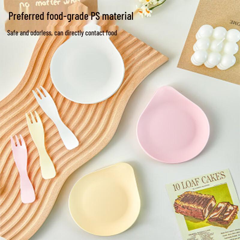 YINMEI Disposable Birthday Cake Knife & Fork Set