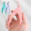 Solid Manicure Nipper Save Time Practical Flat Nail Scissors Trimmer