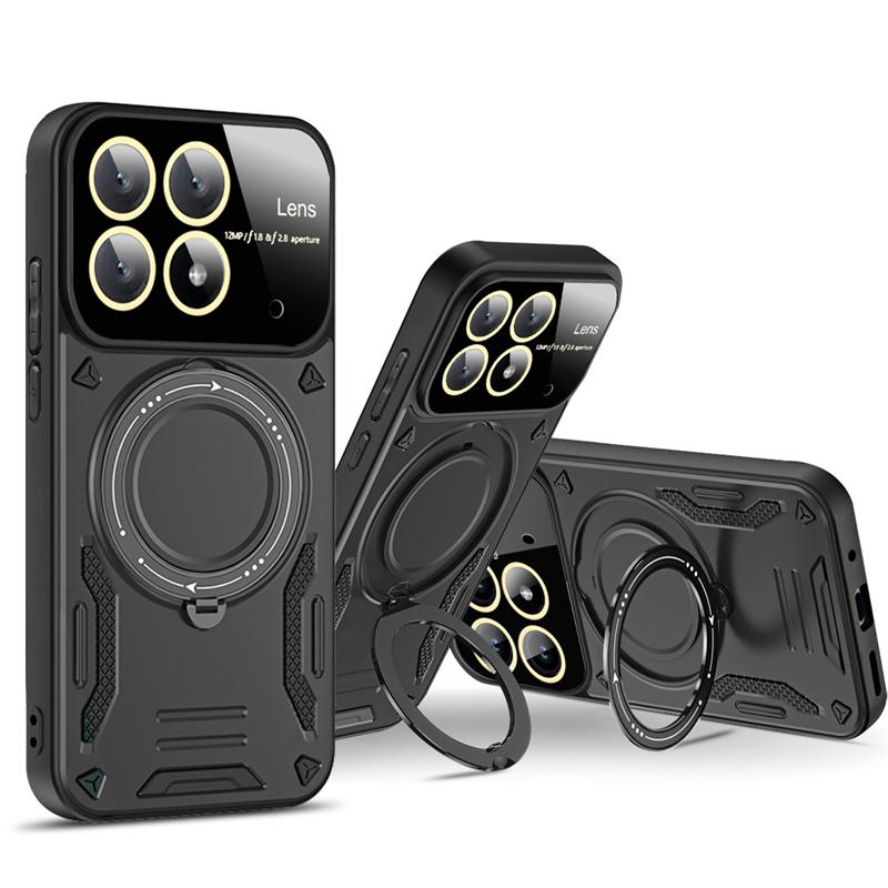 Ударопрочный магнитный защитный чехол для Poco X6 X5 X4 Pro X3 NFC Magsafe беспроводной зарядный чехол Poko Little X3 X4 X5 X6 Pro