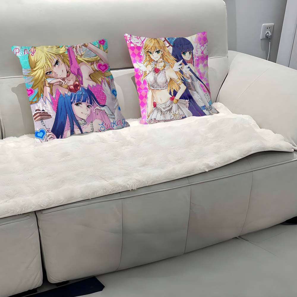 Мультяшная наволочка P-Panty S-Stocking, съемная, моющаяся, чехол для подушки – Мягкий лен для любого сезона