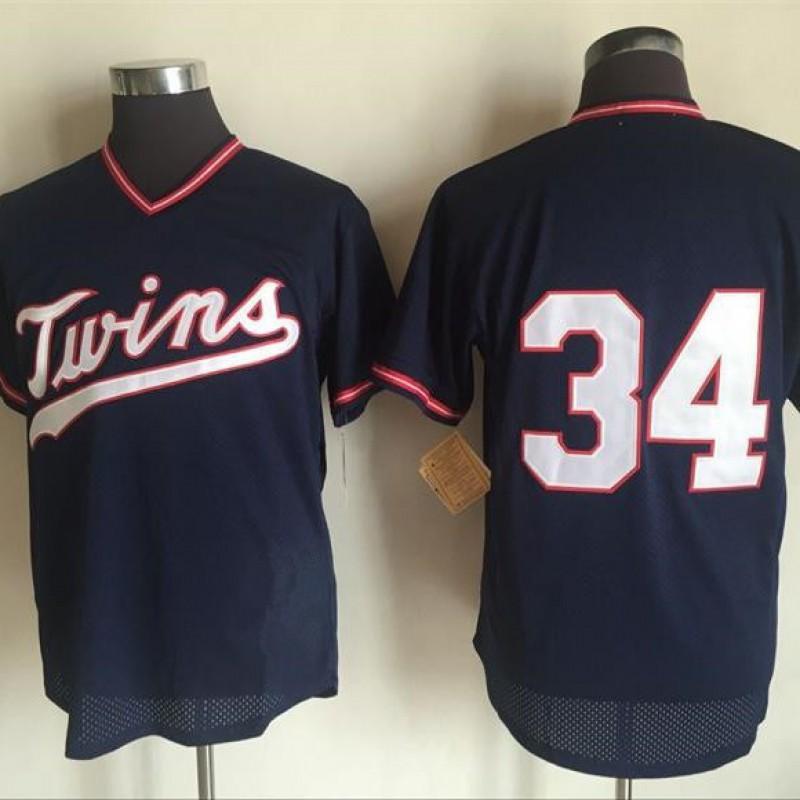 Vintage Minnesota Twins Baseball Jersey Unisex Embroidered Sport Shirt Cotton Blend Casual Wear