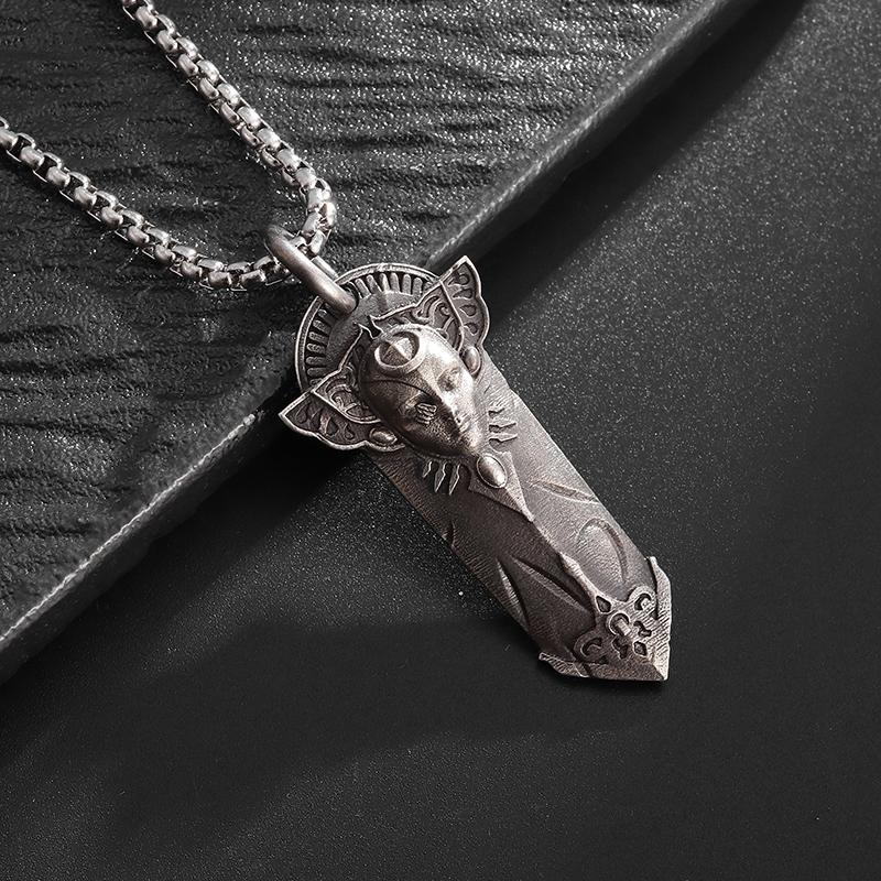 Ретро Кельтский Узел Крест Кулон Персонализированный Мужской Очарование Амулет Ожерелье Ретро Скандинавские Ювелирные Изделия