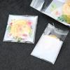 100pcs/lot Plastic Bags Thank You Flower Self-Adhesive Bags for Homemade Cookie Party Gifts Bag DIY Jewelry Packaging Bag