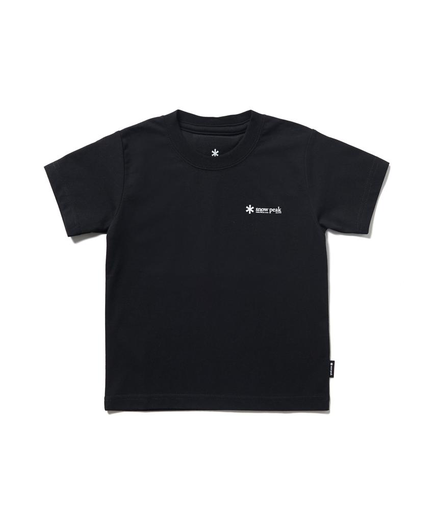 Snow Peak Kids Logo T-Shirt TS-25SK101, Short Sleeve T-Shirt for Kids