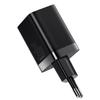 Baseus Super Si Pro Fast Usb / Usb Type C Charger 30W Power Delivery Quick Charge Black (Ccsupp-E01)