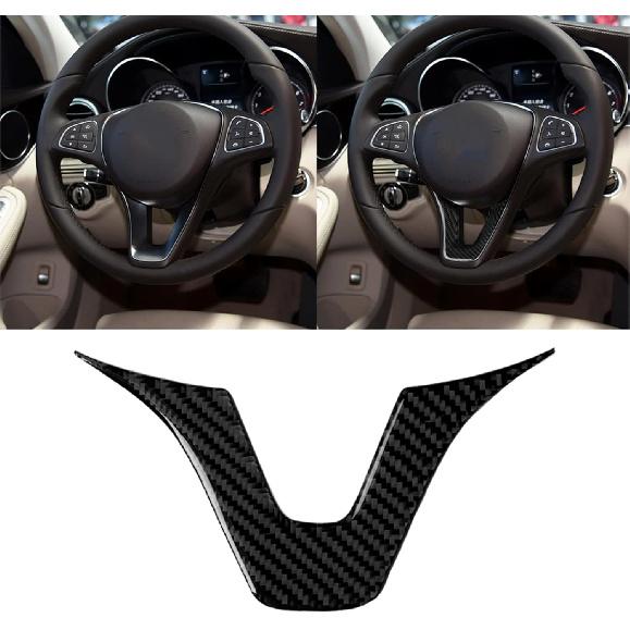 for Mercedes-Benz C-Class W204 2007-2013 Real Soft Carbon Fiber Center Console Gear Shift Panel Surround Cover Trim Kit Car Interior Accessories