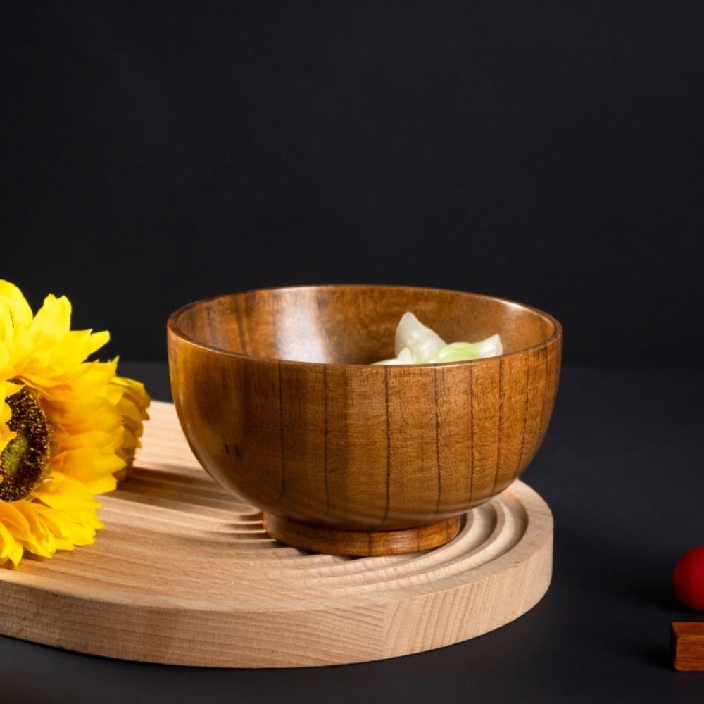 Handmade Crafts Food Containers Japanese Style Wooden Utensils New Wooden Bowls Kitchen Supplies