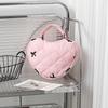 Floral Woman Travel Makeup Bag With Large Capacity And Quilted Design For Home Storage