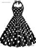 Retro 50s Hepburn-Style Waist-Cinching Slim Dress