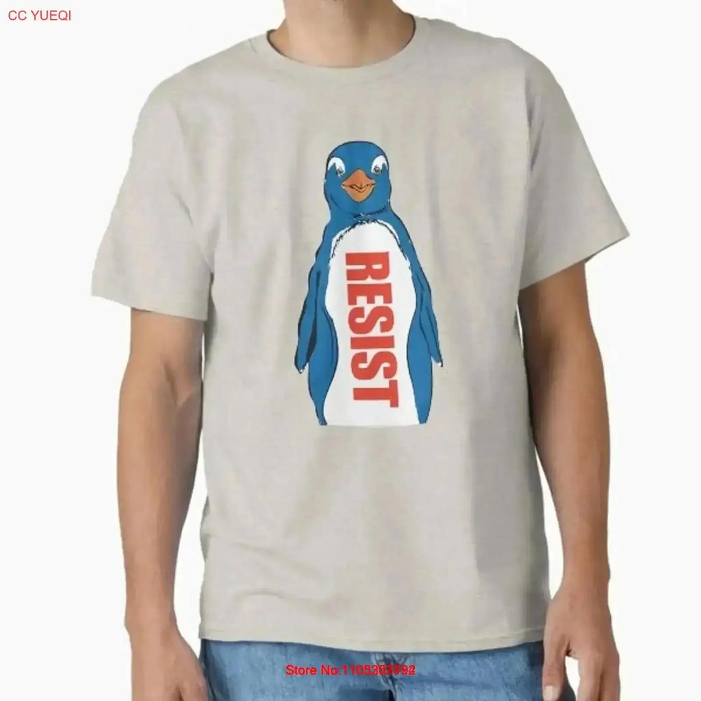 Resist Penguin 3 Classic T Shirt Made In Us Aus Size S 2xl Vintage Soft Slightly Designer Clothes Comfortable Vintage