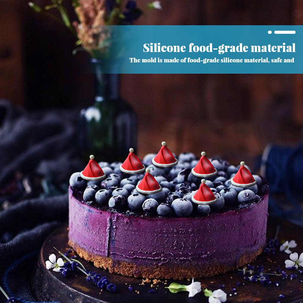 Силиконовая форма для торта Рождественская шапка противень для выпечки Рождественская шапочка Форма для шоколадных блинов Инструмент для выпечки