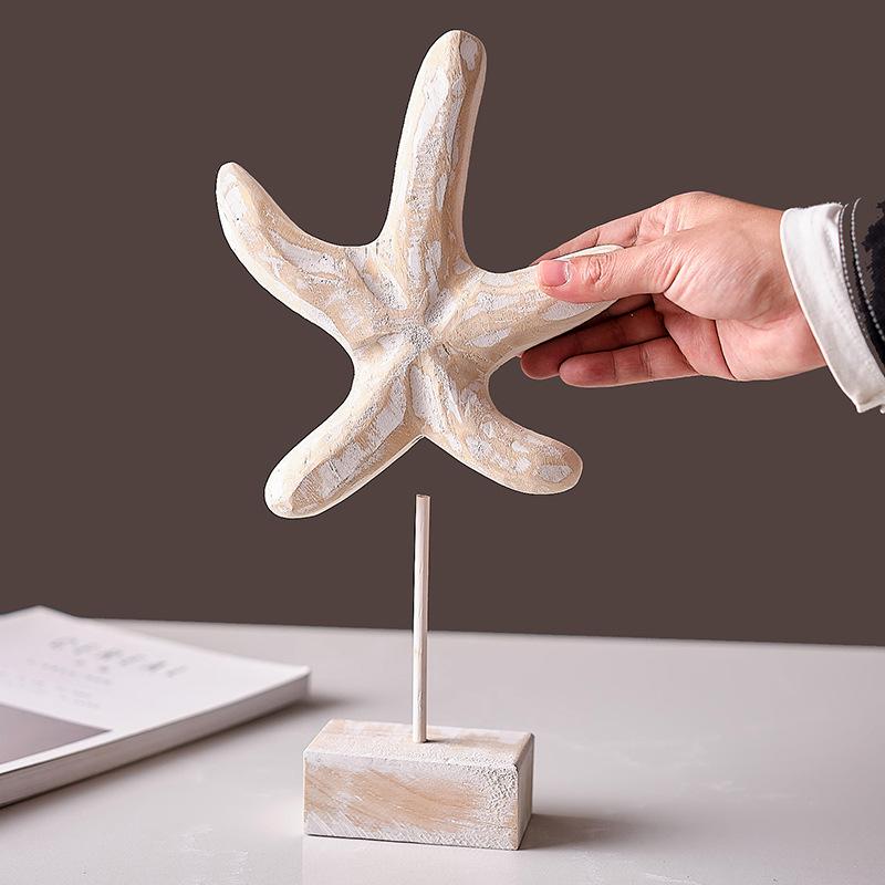 Средиземноморский декор в океанской тематике: Морская звезда, морской конек и раковина для гостиной и ресторана