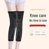 Men's Fleece-Lined Knee Support Sleeves - Non-Slip, Warm Compression for Sports and Cold Legs