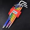 9PCS Ball-End Allen Key Set Color Torx Wrench Set High Quality Bicycle Repair Tool