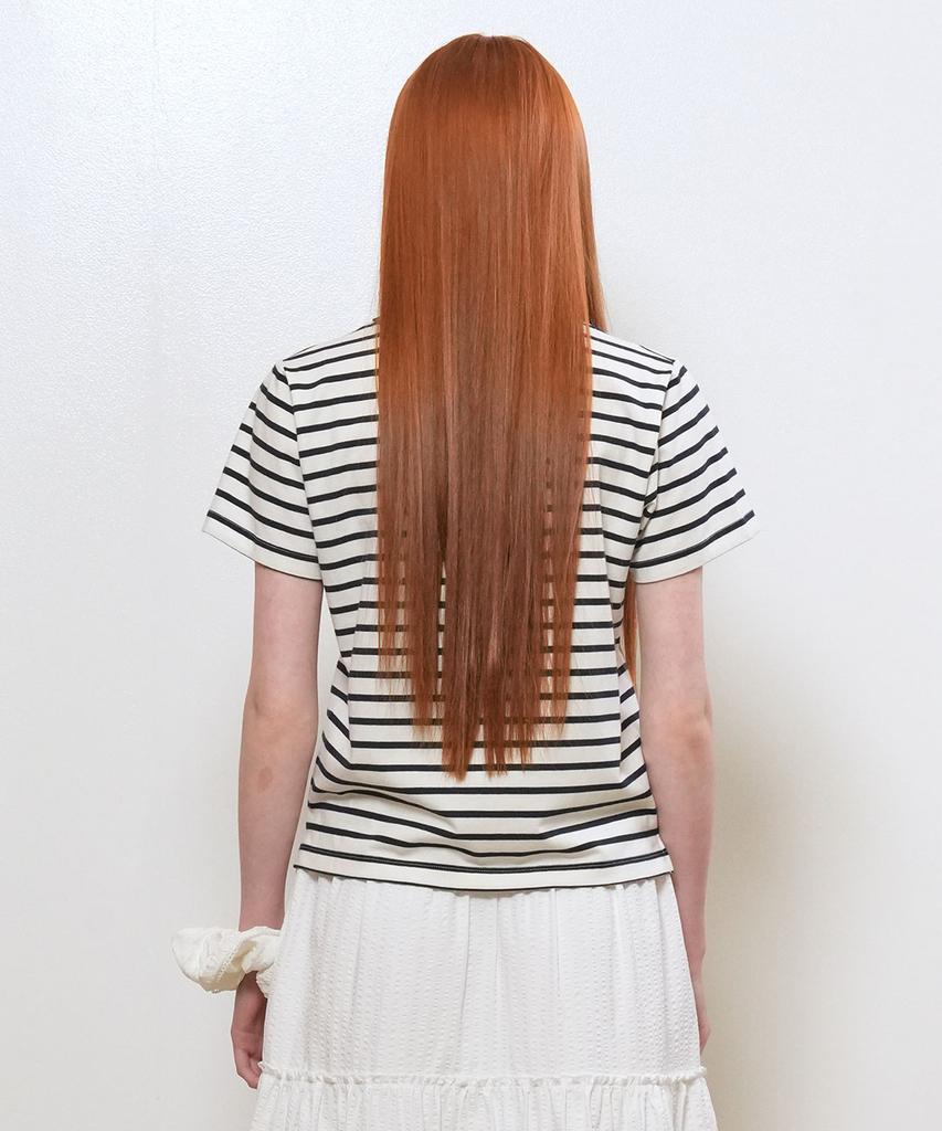 Футболка с коротким рукавом GENERALIDEA Color Block Stripe [Белый] / Gf2Lts522