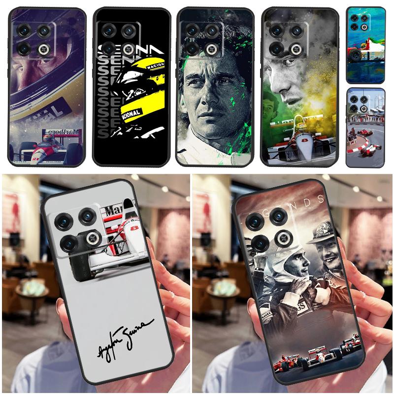 Ayrton Senna F1 Cover For OnePlus 13R 13 12 12R 11 10 Pro 8T 10T OnePlus Nord 4 CE 2 3 Lite N30 N10 N20 Case