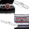3 Pcs/set For Mercedes Benz  A B CLA GLA  Class W176 W246 C117 X156 Car Volume ON Buttons Cover Stickers Trim
