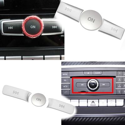 3 шт./компл. для Mercedes Benz AB CLA GLA Class W176 W246 C117 X156, кнопки включения громкости автомобиля, наклейки, отделка