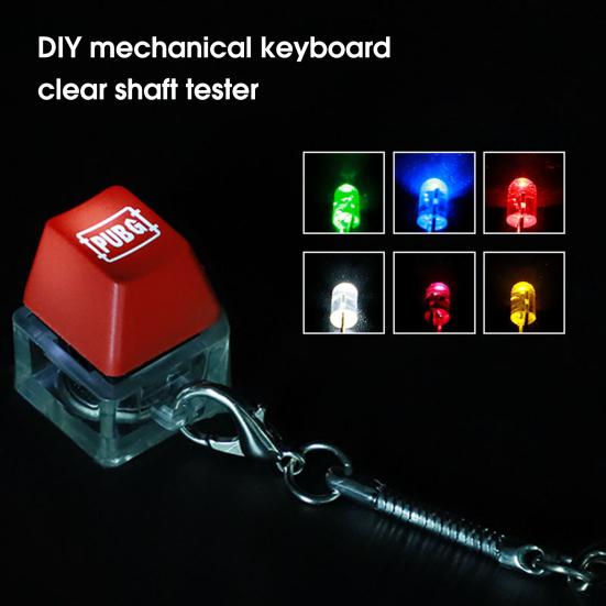 Ergonomic Switch Tester Useful Lightweight Stress Relief Keyboard Cap Keychain
