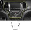 Для Jeep Grand Cherokee WK2 2014-  ABS карбон Автомобильная дверная ручка Кнопка стеклоподъемника крышка коробки передач рулевого колеса вентиляционное отверстие кондиционера