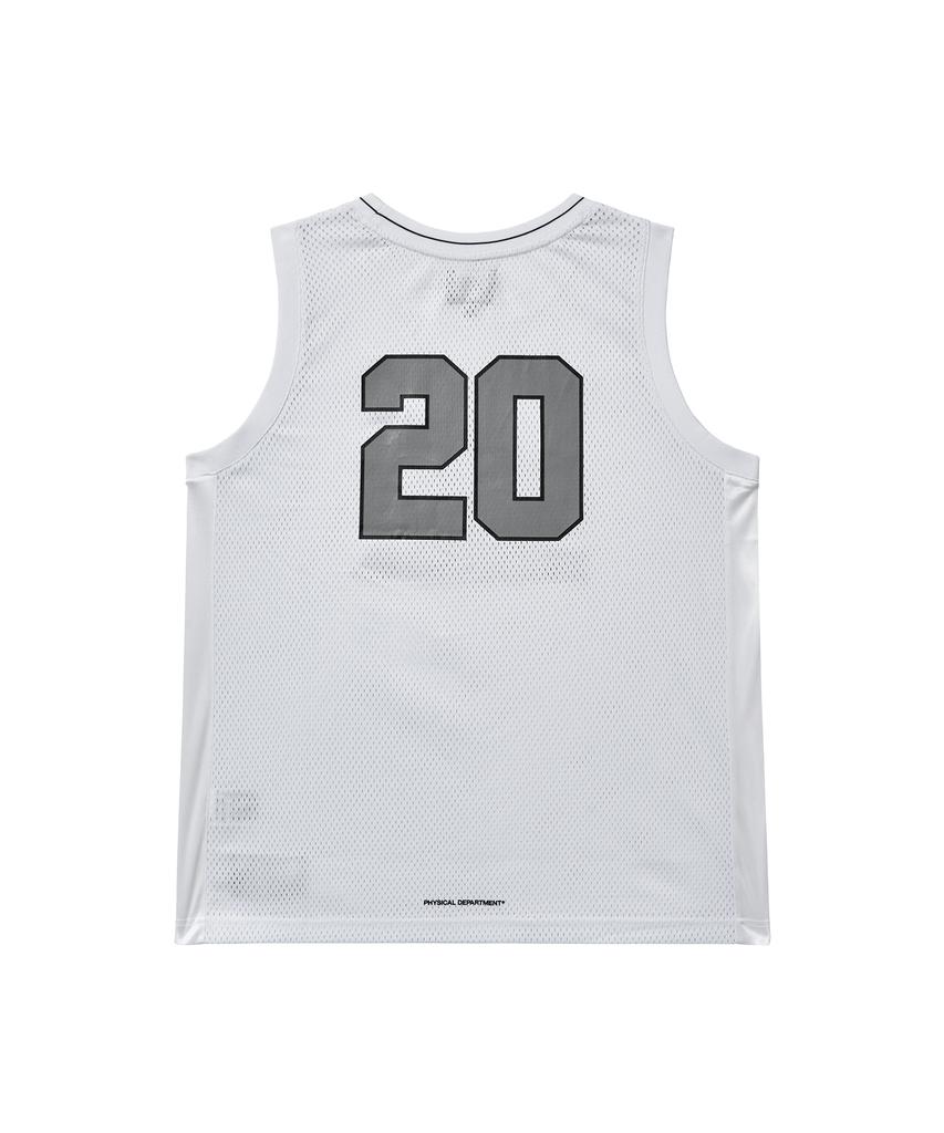 PHYPS MOTORCYCLE Mesh 3M Logo Wing Sleeveless White