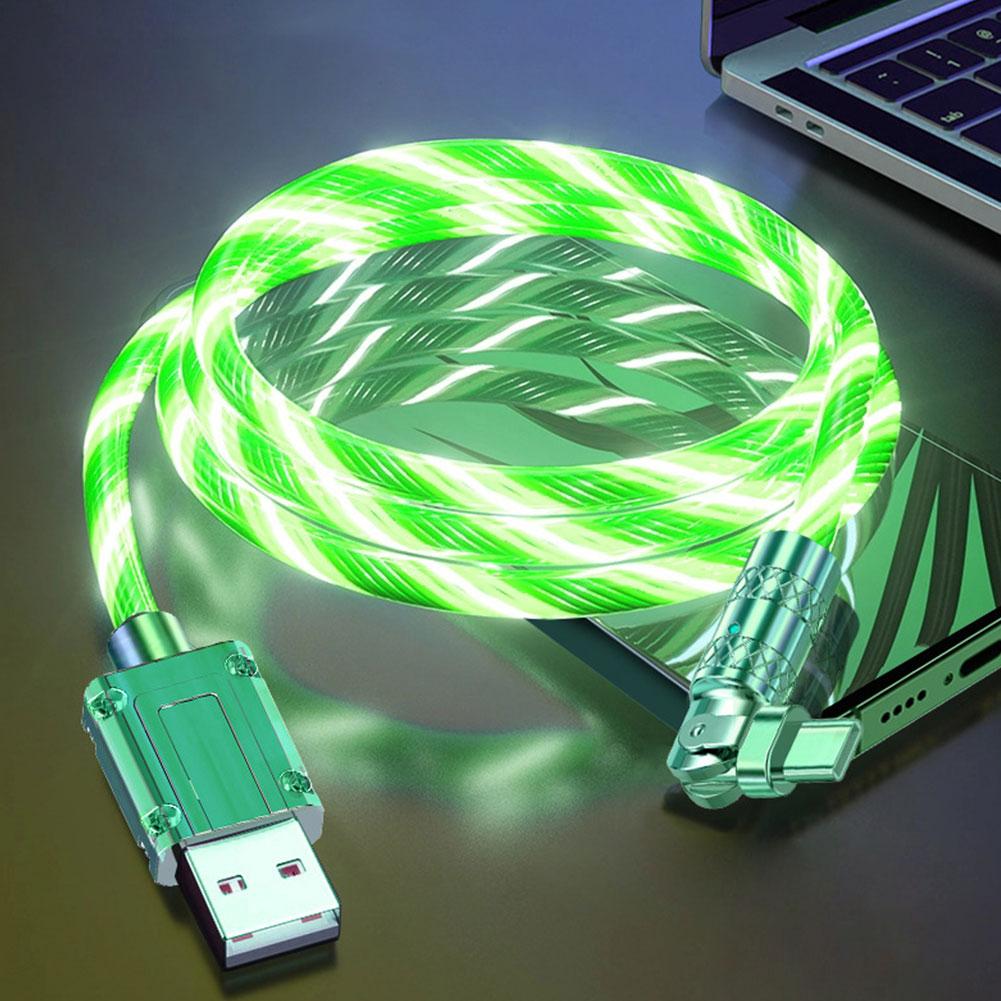 Вращающийся магнитный стример цинковый сплав кабель передачи данных быстрый зарядный кабель три в одном Flash Streame H3Z4