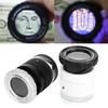 Fetong 30X Lens Cylindrical Magnifier Magnifying Glass Jewelry Loupe with LED Light
