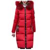 Fashion Women Winter Warm Cotton Hooded Winter Long-Sleeved Overcoat