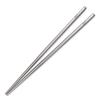 TITECOUGO Ultra Light Titanium Chopsticks Outdoor Chopsticks Camping Chopsticks 23cm Titanium Chopsticks Square Camping BBQ Square Chopsticks