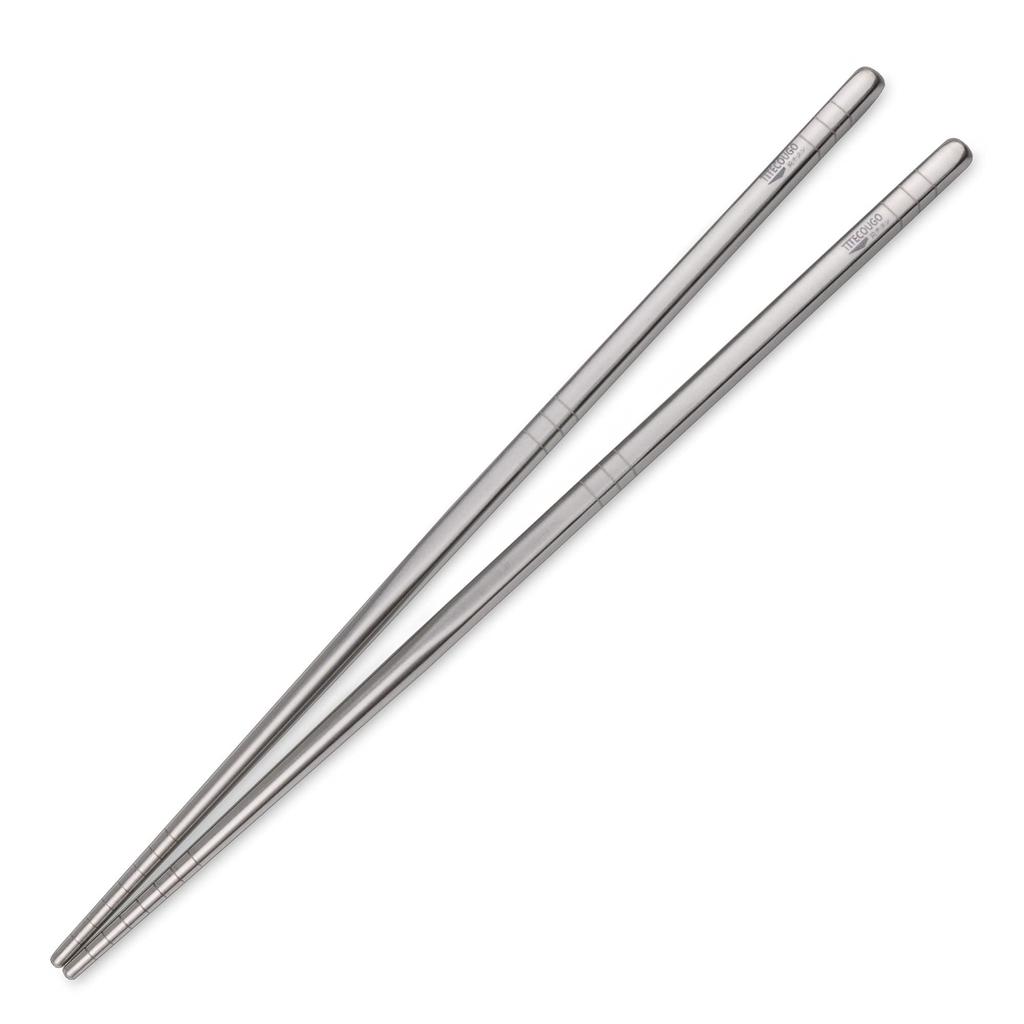 TITECOUGO Ultra Light Titanium Chopsticks Outdoor Chopsticks Camping Chopsticks 23cm Titanium Chopsticks Square Camping BBQ Square Chopsticks