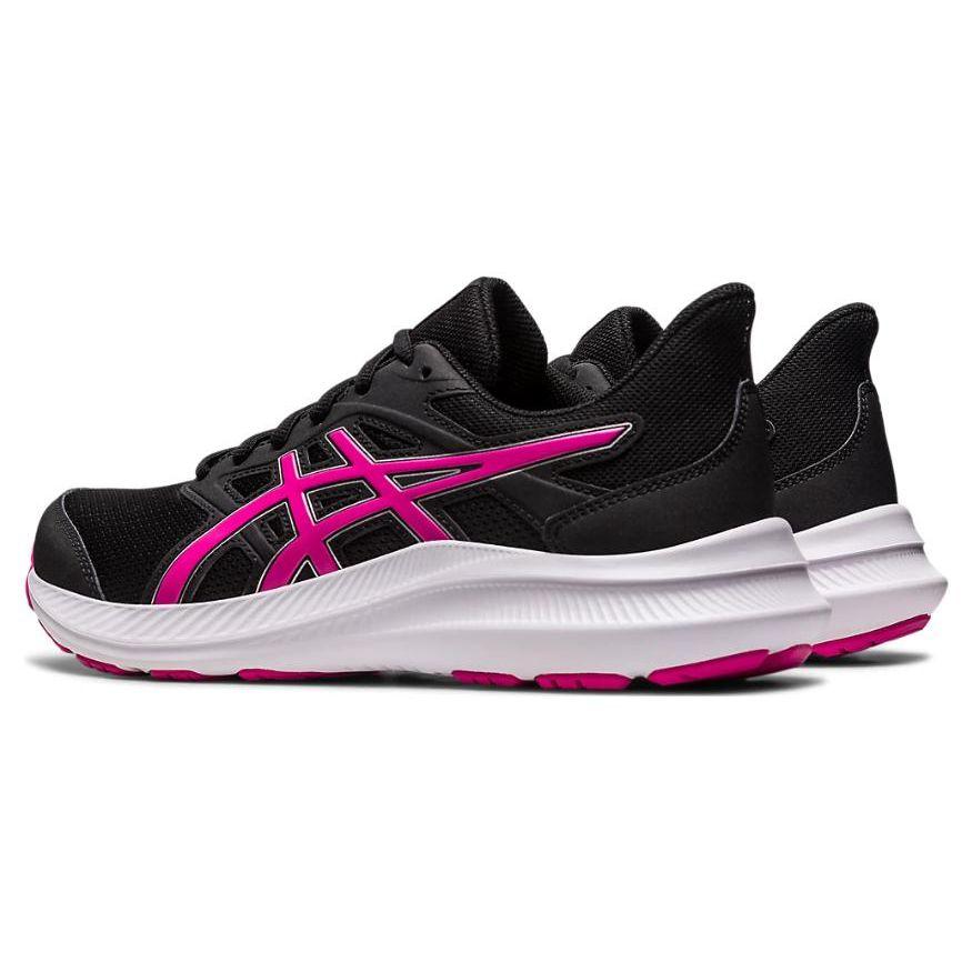 Asics Jolt 4 Широкие черные розовые женские кроссовки Rave 1012B422-003