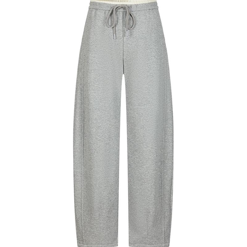 JUZI Annakou Женские плюшевые брюки с цветными блоками и изогнутым кроем