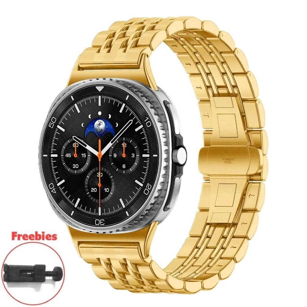 Для Samsung Galaxy Watch 8 40/44 мм 8 Classic 46 мм Металлический браслет для Galaxy Watch Ultra 2024/2025 47 мм Ремешок из нержавеющей стали