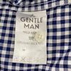 Mr.GENTLEMAN сделано в Японии Рубашка с коротким рукавом, воротником-стойкой и клетчатым узором M Мужская Б/У