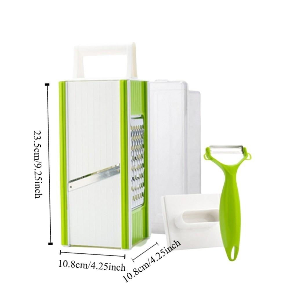 5 in 1 Vegetable Chopper with Container Vegetable Grater Potato Slicer Kitchen Gadgets