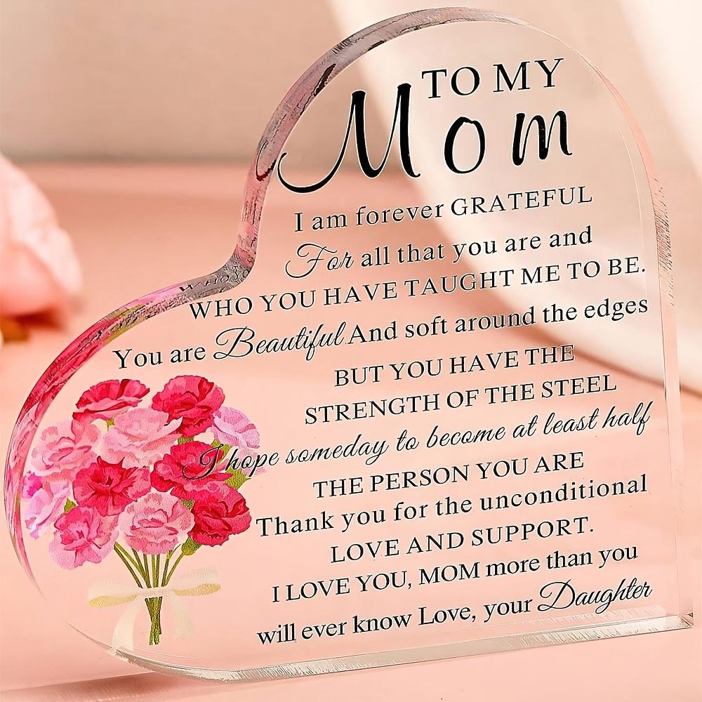 2D Flat, 1pc of Decorative Craft Acrylic Mother's Day Gift, Father's Day Gift, Ideal Birthday Gift and Anniversary Commemorative Birthday Souvenir for