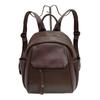 Genuine Leather Backpack Small Vintage Women's Backpack Casual Fashion Travel Bag Soft Cowhide Leather Student Backpack
