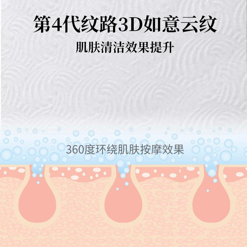 DAMAH Black Magic Disposable Face Wash Towel, Wet and Dry Dual Use Cleansing Towel, Facial Wiping Towel