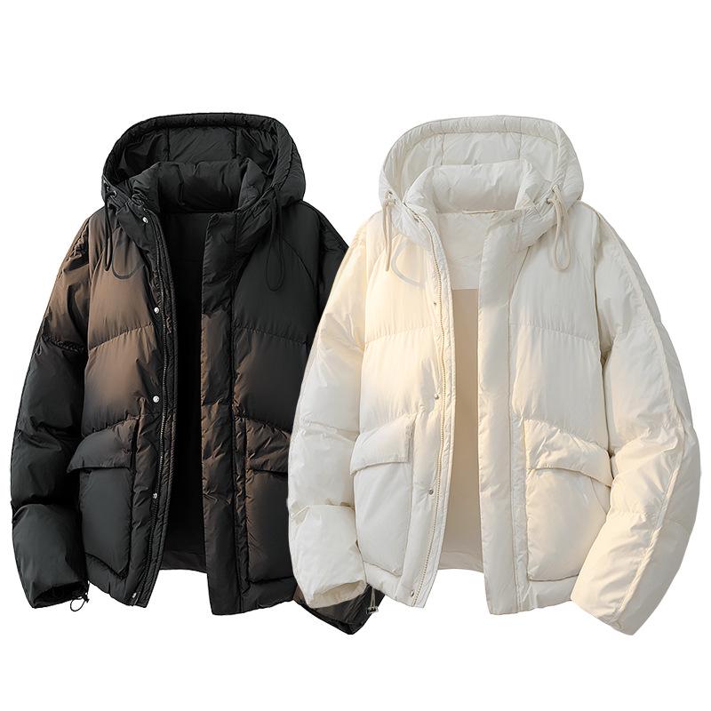 Мужская легкая черная пуховая куртка на зиму 2025 года - Национальный стандарт 90, Защита от холода, Верхняя одежда для пар.
