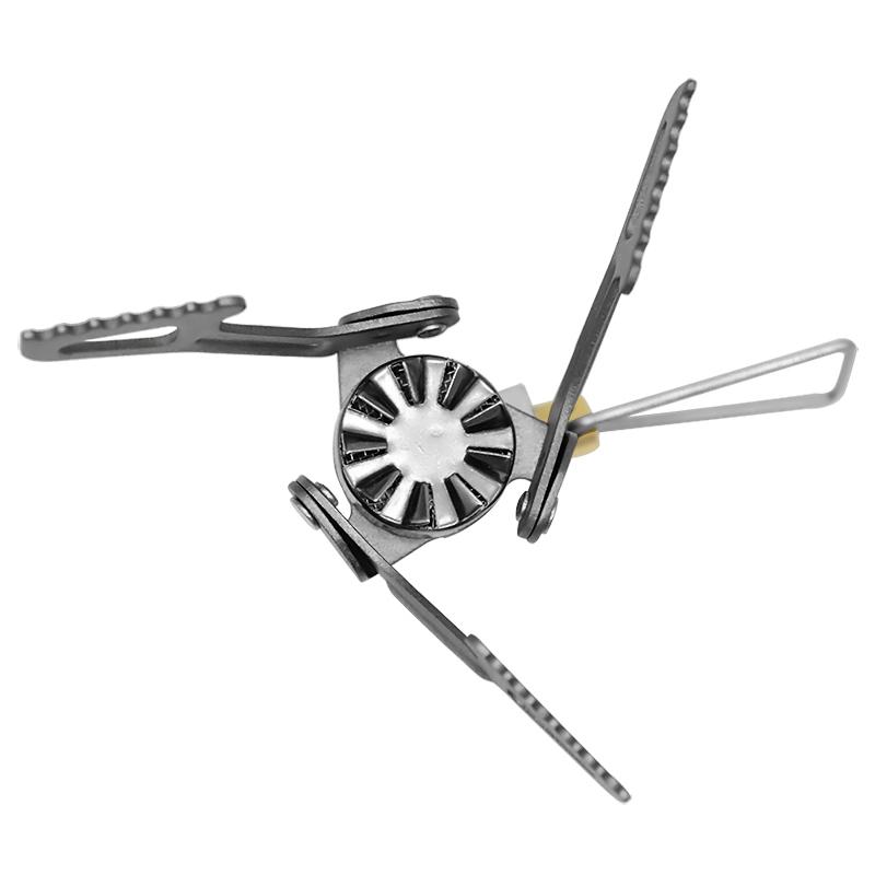 Уличная газовая плита, газовая горелка для кемпинга, портативная мини-титановая плита, печь для выживания, карманная газовая плита для пикника, brs