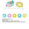 Kids Fraction Puzzle Math Manipulatives Elementary Students Fraction Learning Teaching Aid Educational Fraction