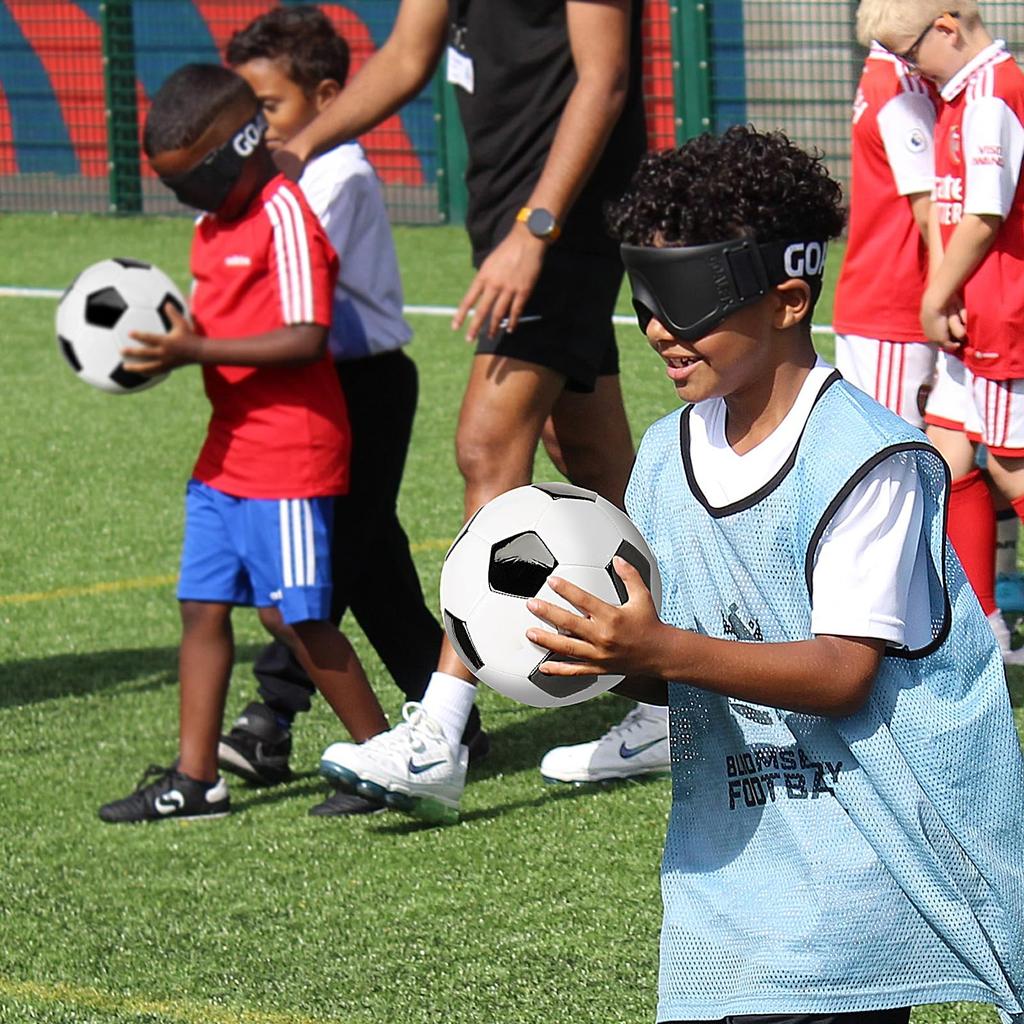 Linkidea Size 5 Bell Soccer Ball for the Visually Rattle Sound Soccer Lightweight Audible Ball for Therapy Adaptive Sports Impaired, Ball, Ball, &