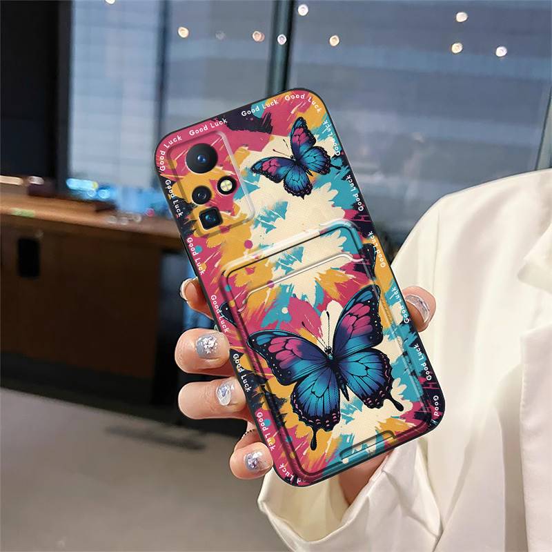 Пылезащитный чехол-накладка на телефон для infinix Zero X/X Pro/X6811/X6811B, противоударный, со слотом для карт, грязеотталкивающий, защитный, милый